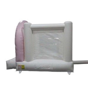 บ้านลมสีรุ้งหลากสีสำหรับเช่าเล่นกลางแจ้ง บ้านเด้งสีขาวทำจาก PVC สำหรับงานแต่งงานและเด็กๆ - Product Image 4