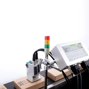 AIX Alta Resolução Online TIJ Impressora A Jato De Tinta Para Impressão Logotipo Validade Data Impressora Máquina Em Plástico De Madeira metal