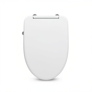 Asiento de Inodoro GALASSIA Alargado de 56.5 cm, Blanco, con Bisagras de Cierre Lento para Baño - Product Image 3