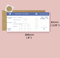 Ensemble d'étiquettes de bagages et de cartes d'embarquement en carton imperméable personnalisable pour les agences de voyage et les supermarchés