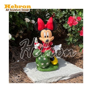 Estatua de Personajes de Dibujos Animados de Tamaño Real, Escultura de Fibra de Vidrio de <span class=keywords><strong>Mickey</strong></span> <span class=keywords><strong>y</strong></span> <span class=keywords><strong>Minnie</strong></span> <span class=keywords><strong>Mouse</strong></span>, Estatua de Dibujos Animados Grande - Product Image 1