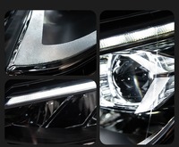 Phares HETOP Golf 8 2021-2024, lentille LED améliorée, style Golf 8.5, lampe avant monocolore, accessoires Plug and Play, DRL pour VW