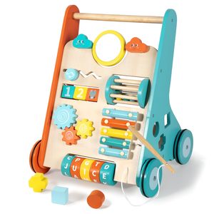 <span class=keywords><strong>Marche</strong></span>-bébé Montessori personnalisé 2 <span class=keywords><strong>en</strong></span> 1 pour bébé <span class=keywords><strong>de</strong></span> 6 mois, <span class=keywords><strong>marche</strong></span>-bébé <span class=keywords><strong>en</strong></span> <span class=keywords><strong>bois</strong></span> à pousser, ajouter au panier - Multi-activités pour filles - Product Image 1