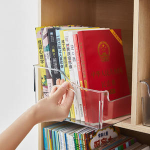 Choice Fun Estantería transparente Estante de almacenamiento juvenil para libros de geografía astronómica Soporte de exhibición Caja de almacenamiento de bloques de construcción - Product Image 2