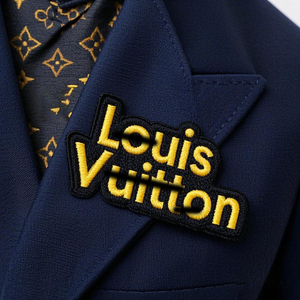 LU Custom Brand <span class=keywords><strong>Designer</strong></span> Pvc Bordado Ferro Bordado em Chenille Patches para Vestuário - Product Image 1