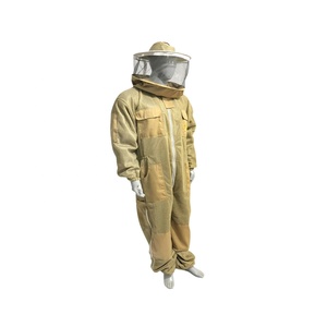 Chaqueta de seguridad para apicultores, 3 capas, ventilado, alta calidad, color blanco - Product Image 4