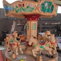 Meilleures ventes Manège personnalisé 3/5/6/8/10 places Carrousel Manèges d'extérieur à vendre
