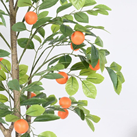NINI Vente en gros Chine Grands arbres décoratifs artificiels en forme d'oranger, plantes d'oranger artificielles pour la décoration intérieure et extérieure