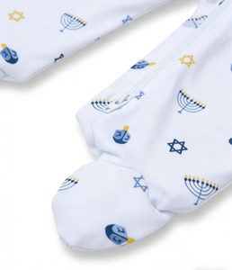 Conjunto de Ropa para Bebé Recién Nacido 2026, con Cierre y Diseño de Hanukkah - Product Image 3