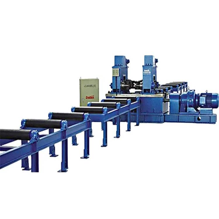 H beam flange straightening machine