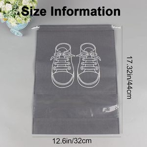 Bolsa de Viaje para Zapatos con Cordón, de Tela No Tejida, Ecológica, a Prueba de Polvo, con Logotipo Personalizado - Product Image 3