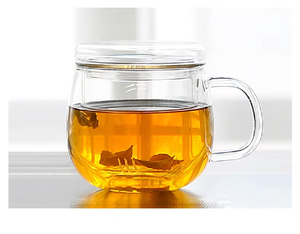 Tazas de Espresso de Vidrio al por Mayor, Taza de Té con Filtro y Tapa, Tazas de Té Extra Grandes para el Hogar y Cafeterías - Product Image 5