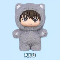 100% Original 6 Pièces/Boîte Jujutsu Kaisen Jouets en Peluche Oreilles de Chat, Boîte Mystère JJK, Figurines en Vinyle, Figurines d'Action Anime, Porte-clés Décoratifs