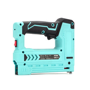 Pistola de grapas eléctrica OEM de fábrica, pistola de clavos grapadora 5 en 1 inalámbrica de 3,7 V, pistola de grapas inalámbrica alimentada por batería de 2.0Ah para tapicería - Product Image 4