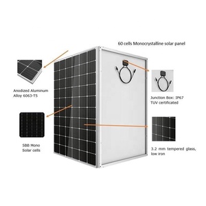Panneaux solaires PERC demi-cellules entièrement noirs CE APPROVED 330W 380W 400W 450W 500W 550W 600W Seraphim Travel pour maison et voiture - Product Image 3
