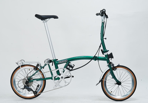 CRANSTON R9 16-Zoll Dreifach Faltbares Fahrrad 9-Gang Hochwertiger Stahlrahmen Leichtgewicht M-Lenker 9S Mini Klappfahrrad - Product Image 6