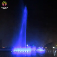 Fuente Seca Musical para Exteriores Controlada por Computadora con Luces LED de Colores para Decoración de Plazas