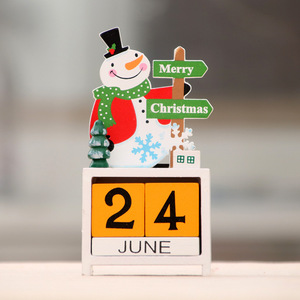 Creative Christmas <b>Gift</b> Wooden Calendar Ornament <b>Small</b> Christmas Decorations Children's Christmas <b>Gift</b> Ornament - Product Image 3