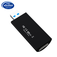 Carte de capture vidéo USB 3.0 U3 Plus 4K 60Hz pour ordinateur portable, jeux, streaming en direct, enregistrement MP4, alliage d'aluminium 5 Gbps
