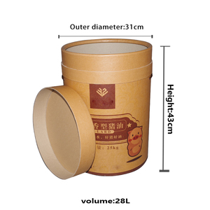 Personalizado LOGO.25KG Cubo de papel entero de grasa de pollo comestible - Product Image 2