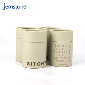 China al por mayor 100% reciclado biodegradable tubo de papel caja de embalaje con logotipo personalizado - Product Image 1