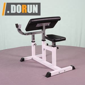 Panca per Curl <span class=keywords><strong>Preacher</strong></span> con Braccio Regolabile - Sedia Romana Regolabile per Allenamento della Forza Muscolare degli Arti Superiori, Attrezzatura Fitness per la Schiena - Product Image 6