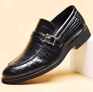Chaussures habillées formelles pour hommes en cuir véritable, à bout fermé, imperméables et antidérapantes - Product Image 3
