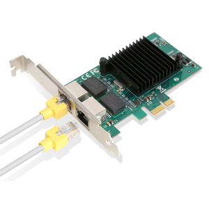 Tarjeta LAN interna con cable 1G de doble puerto PCI, X1 2 100Mbps NIC RJ45, chipset 82576EB para 10/Linux 82576 - Product Image 3