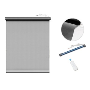 Zemismart Thông Minh Điện Con lăn màn trập mô hình dọc vải tracket RF điều khiển từ xa tương thích Broadlink <span class=keywords><strong>RM</strong></span> <span class=keywords><strong>Pro</strong></span> điều khiển - Product Image 4