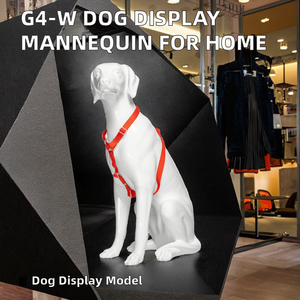 Mannequin de chien en fibre de verre G4-W avec tête pour l'affichage en animalerie et la décoration intérieure - Product Image 2