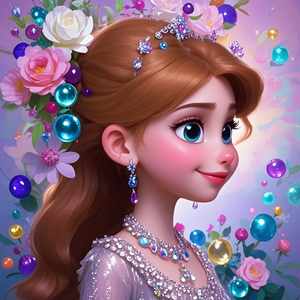 <span class=keywords><strong>Kit</strong></span> <span class=keywords><strong>de</strong></span> Pintura <span class=keywords><strong>de</strong></span> Diamantes 5D LS <span class=keywords><strong>de</strong></span> 40x40cm, Retrato <span class=keywords><strong>de</strong></span> 'Chica Gema', Bordado <span class=keywords><strong>de</strong></span> <span class=keywords><strong>Punto</strong></span> <span class=keywords><strong>de</strong></span> <span class=keywords><strong>Cruz</strong></span> DIY, Diseño Impreso para Niños - Product Image 1