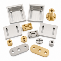Pièces usinées CNC sur mesure en acier inoxydable, aluminium, laiton, cuivre, supports de serrage en U, blocs de fixation pour perçage, service OEM ODM
