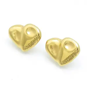 U de 50 N O Spanish Jewelry Square Design Earring Studs Women Stainless Steel Joyeria hot sale top quality jewelry Unisex