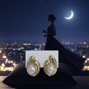 Orecchini alla moda in lega di alta qualità Design luna orecchini per donne stile notte alla moda gioielli ad un prezzo - Product Image 3