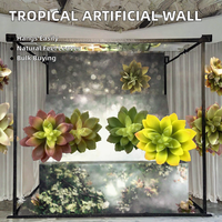 Plante succulente artificielle en plastique, décoration florale, aspect naturel hautement réaliste pour la maison, le bureau, la décoration murale de Noël
