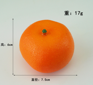 Искусственные реалистичные искусственные апельсины, искусственные фрукты, мандарин, модель для декора - Product Image 3