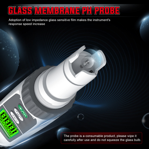Medidor de <span class=keywords><strong>pH</strong></span> Tipo Pluma Recargable GVDA, Probador de Calidad del Agua Profesional, Probador de <span class=keywords><strong>pH</strong></span> Digital con Precisión de 0.01, Batería de Litio OEM - Product Image 4