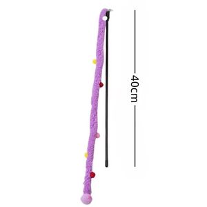 Interactive Fashion <strong>Cat</strong> Toys Durable Eco-Friendly Plush with Feather Bells &amp; <strong>Game</strong> Sticks Favorite Shapes for Indoor/Outdoor Use - Product Image 3
