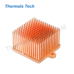 แผงระบายความร้อนด้วยครีบทองแดงขนาด32*32*20มม. มาตรฐานสำหรับเมนบอร์ดคอมพิวเตอร์ - Product Image 2