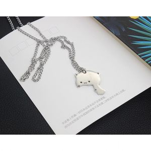 Collares de Acero Inoxidable para Parejas, Colgante de Gato Abrazado, Cadena para Hombre y Mujer, Joyería, Regalos para Amigos - Product Image 3