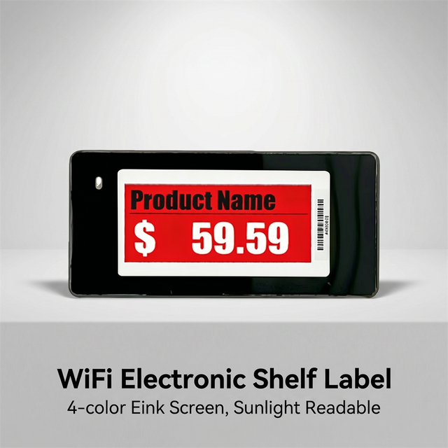 LEEKA ESL Manufacturer Custom Eco Friendly E Ink Price Tag Full Color WIFI Digital E Paper Display Module Electronic Shelf Label