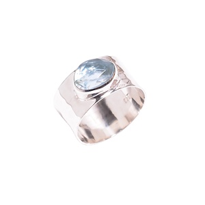 แหวนพลอย925สีเงินสเตอร์ลิงอัญมณีชั้นดีปรับแต่งได้เครื่องประดับงานปาร์ตี้ทำมือสำหรับเป็นของขวัญเด็กผู้หญิง - Product Image 1