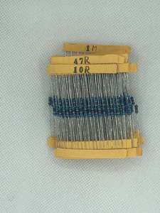 Kit d'assortiment de résistances à film métallique, 10 -<span class=keywords><strong>1M</strong></span> Ohm 1/4W, 300 pièces, 30 sortes, 10 pièces, livraison gratuite, 1 paquet, 1% - Product Image 4