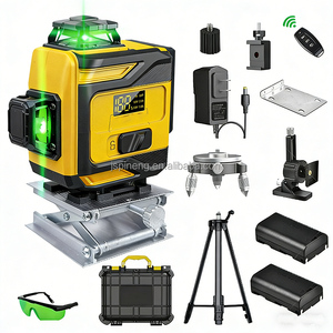Niveau <span class=keywords><strong>laser</strong></span> électrique de haute précision 16 lignes 4D à lumière verte pour nivellement automatique de sols et murs - Product Image 2