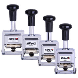 Mesin Penomor Otomatis Stempel Tanggal Kedaluwarsa Digital Clear Custom Office 8, Mesin Penomor Otomatis untuk Kertas Metalik - Product Image 1