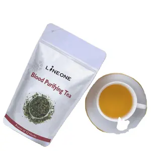 Private label blood circulation detoxes through anti-inflammatory and antioxidant tea