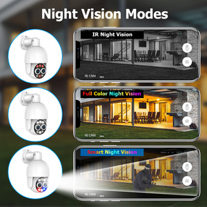 Suivi humain automatique LED blanche IR H.265 + IP66 Système de caméra de vidéosurveillance IP à double objectif étanche Système de vidéosurveillance Poe à 16 canaux - Product Image 2