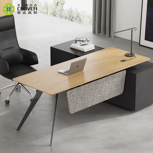 <span class=keywords><strong>Muebles</strong></span> de Oficina, Escritorio de Oficina de Estilo Minimalista con Cajones de Almacenamiento - Product Image 5