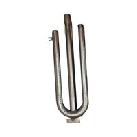 FHM pembakar lemak Stainless Steel, pembakar tabung lurus bentuk U untuk Pemanggang