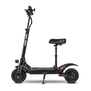 Scooter Eléctrico Plegable para Adultos con Asiento, Batería de Litio de 2000w, Portátil, Envío Gratis, <span class=keywords><strong>Nanrobot</strong></span> D4+2.0, 10 Pulgadas, 52v, Negro, Unisex - Product Image 2